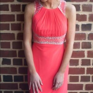 Prom Dress (Coral pink color)